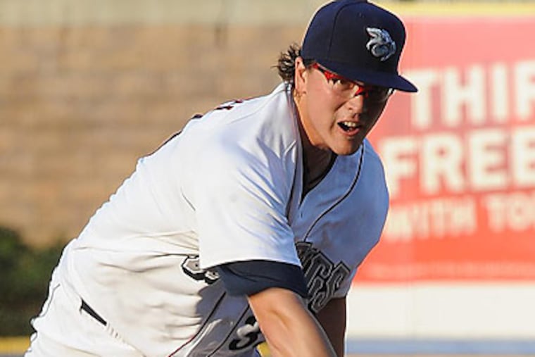 Vance Worley will start for the Phillies in the first game of today's doubleheader. (File photo)