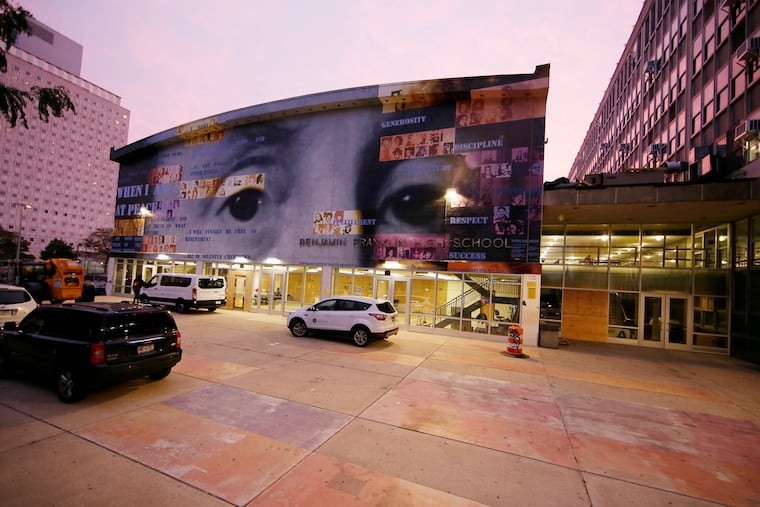The Benjamin Franklin High School/Science Leadership Academy building will be shut down for at least two days this week because of damaged asbestos discovered on site.