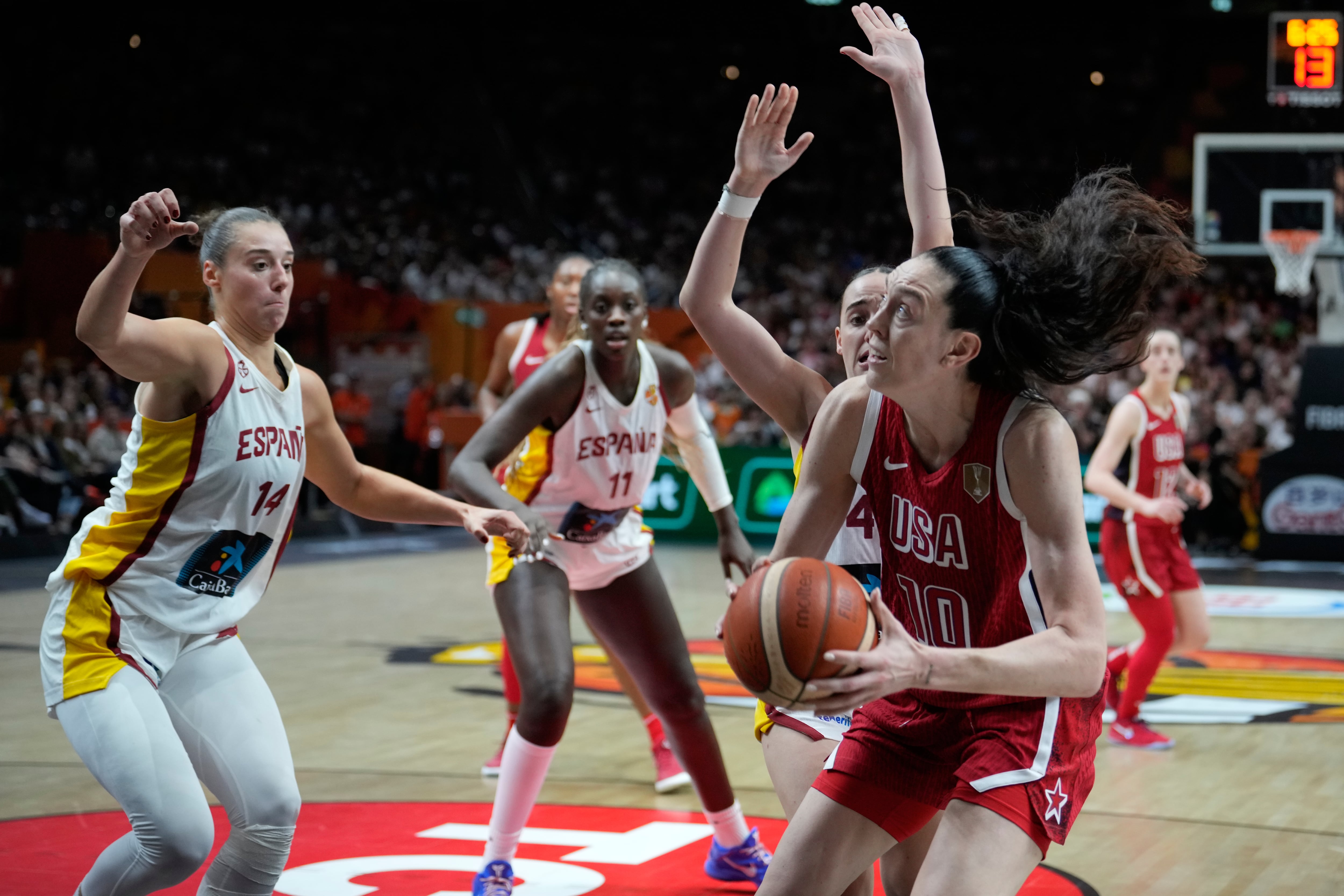 US women back in FIBA World Cup final after gritty 76-66 win over Spain