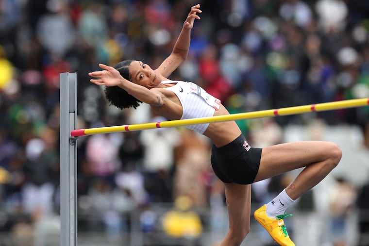 Vashti Cunningham, daughter of former Eagles quarterback Randall Cunningham, is trying to qualify for her third Olympic berth in the high jump.