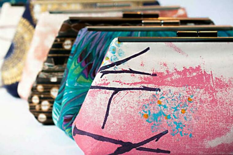 Julie Lange handbags will be sold at the University City Arts League Craft Show and Sale.