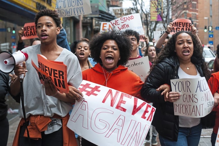 Similar walkouts have already happened in cities like Pittsburgh, where high school students marched Feb. 21 to show support for Parkland, Fla., students.
