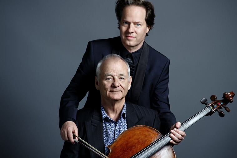 Bill Murray and Jan Vogler perform at the Kimmel Center April 4.