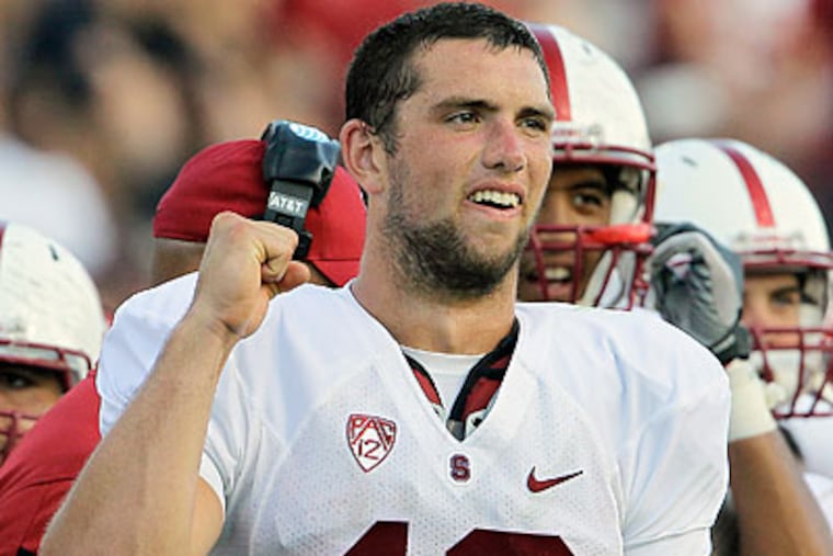 NFL Network analyst Mike Mayock rates Stanford's Andrew Luck as the best quarterback in this year's draft. (Gerry Broome/AP file photo)