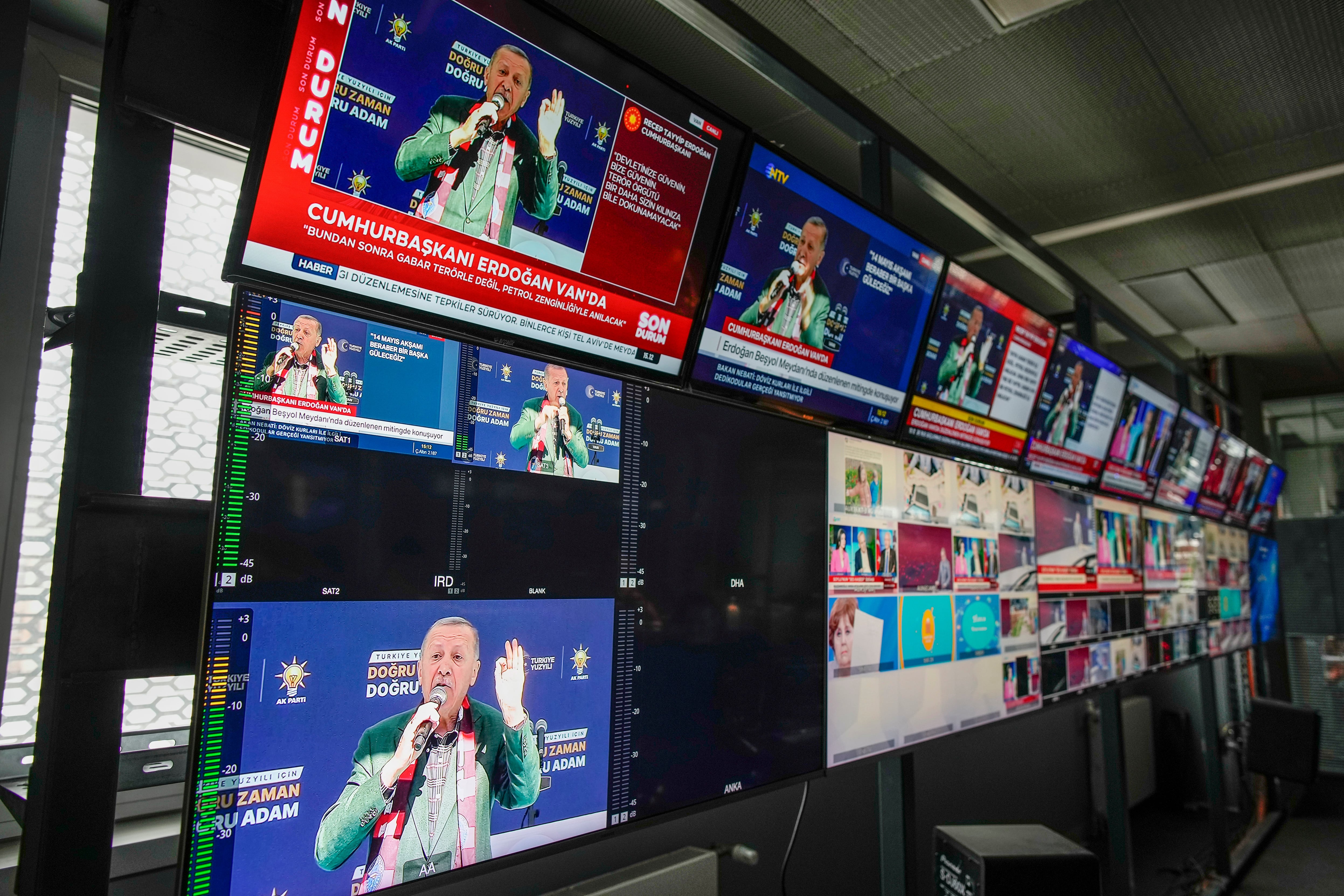 Turkish authorities raid TV channel as press freedom groups warn of a crackdown