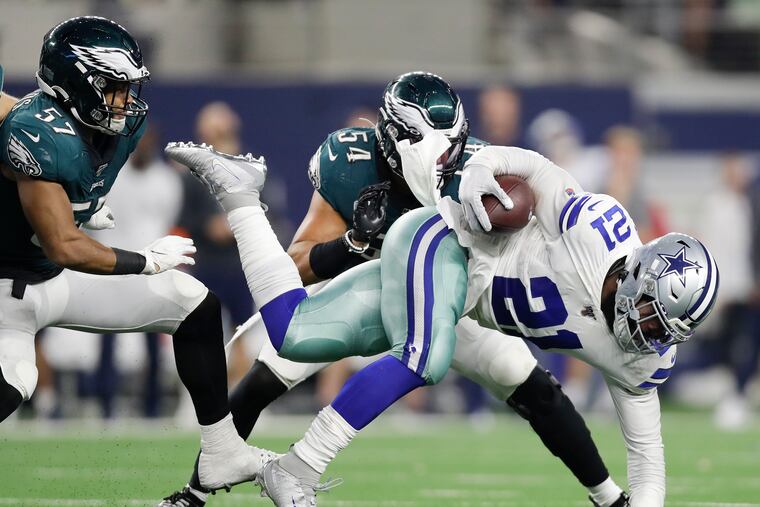 The Eagles need to do a better job against the Cowboys' Ezekiel Elliott on Sunday than they did against the Redskins' Adrian Peterson.