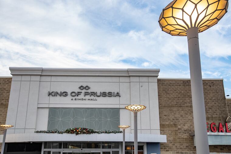 A file photo of the exterior of the King of Prussia Mall.