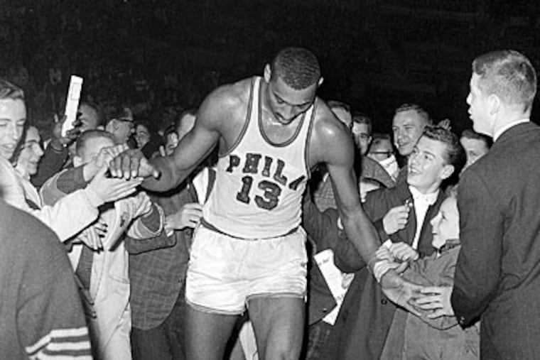 The 50th anniversary of Wilt Chamberlain's 100-point game on March 2, 1962, is almost here. (Paul Vathis/AP file photo)