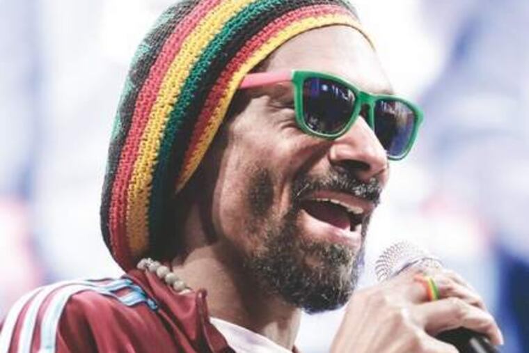 Snoop Dogg: His Norwegian cousin Sniffer Dogg detected weed in his luggage.
ASSOCIATED PRESS