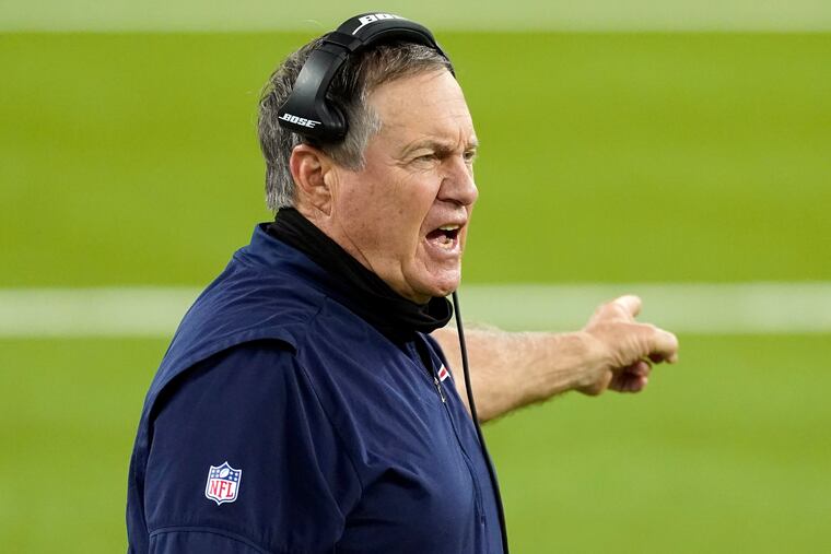 New England Patriots head coach Bill Belichick in December 2020.