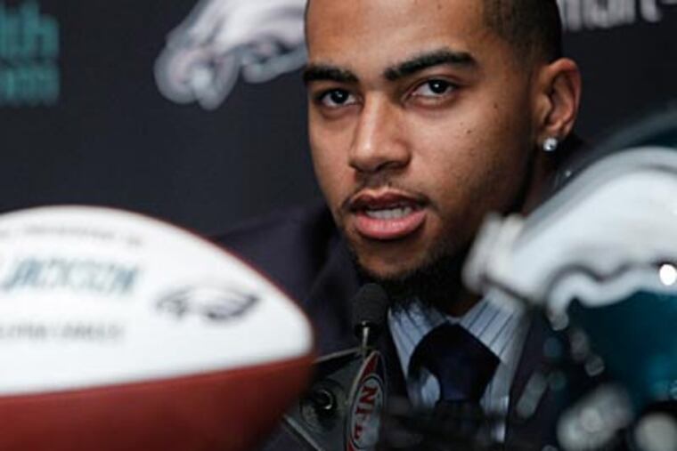 "I'm going to guarantee a Super Bowl," DeSean Jackson said about the next few years. (Alejandro A. Alvarez/Staff Photographer)