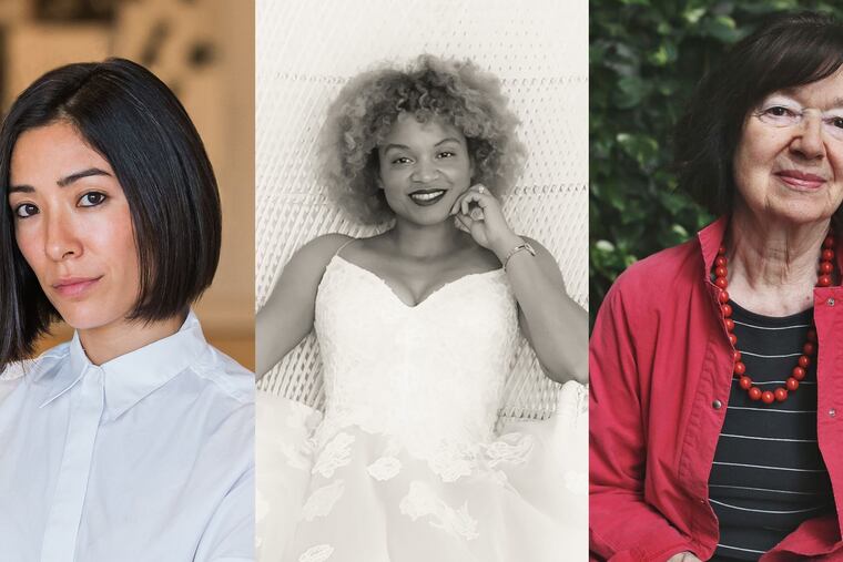 Mia Locks, Kalia Brooks Nelson, and Charlotta Kotik (left to right).