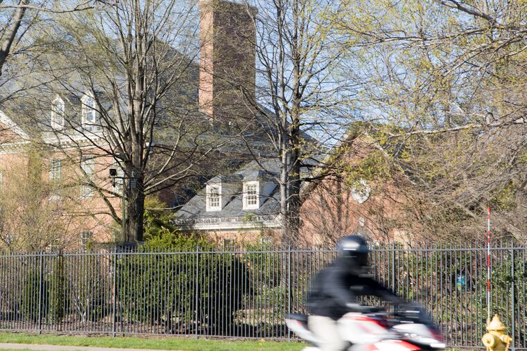 Pictured is the PA Governor's Mansion in Harrisburg, Pa., Thursday April 17, 2025.