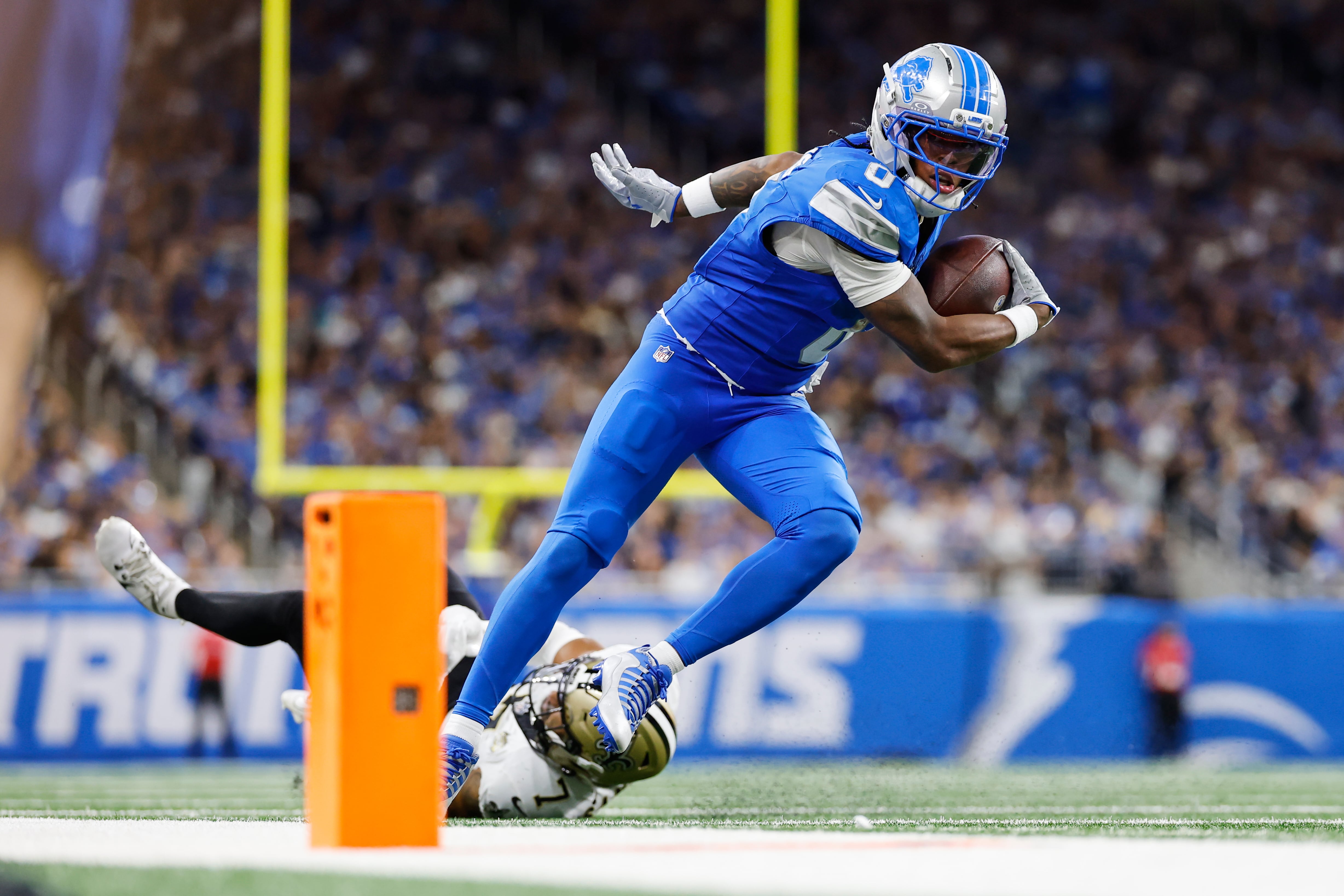 Lions hoping Jahmyr Gibbs can stay as productive despite losing backfield partner