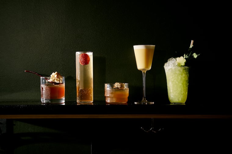 The konbini cocktail menu at Almanac is inspired by Japanese convenience stores.