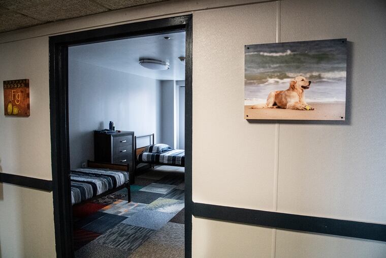 The entrance to one of the bedrooms at the VisionQuest facility on Old York Road in North Philadelphia. The agency has asked a court to allow it to open quickly and begin accepting undocumented immigrant children.