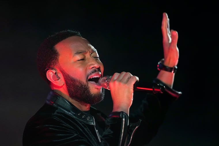 John Legend performs in Las Vegas in 2023. The University of Pennsylvania grad plays a solo show at the Borgata Event Center in Atlantic City on June 21.