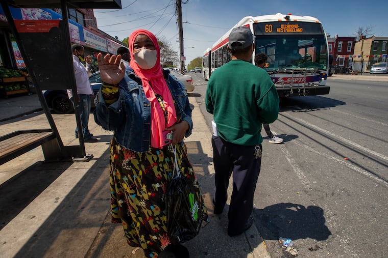 Lisa Dees in the Fairhill section of North Philadelphia on April 28.