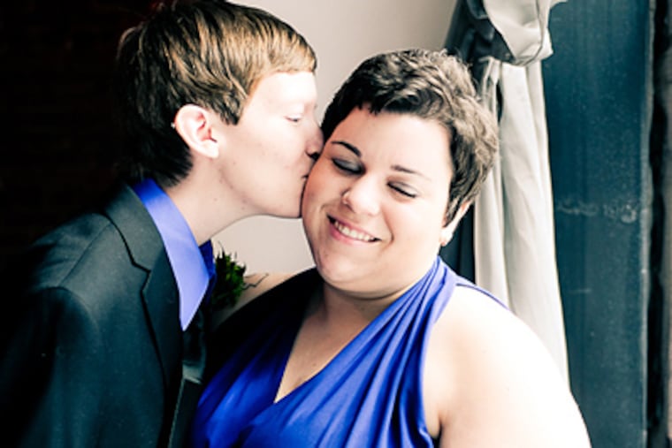 Sue Krisanda & Lisa Brown were married February 14, 2010 in Philadelphia. (Alyssa Maloof Photography)