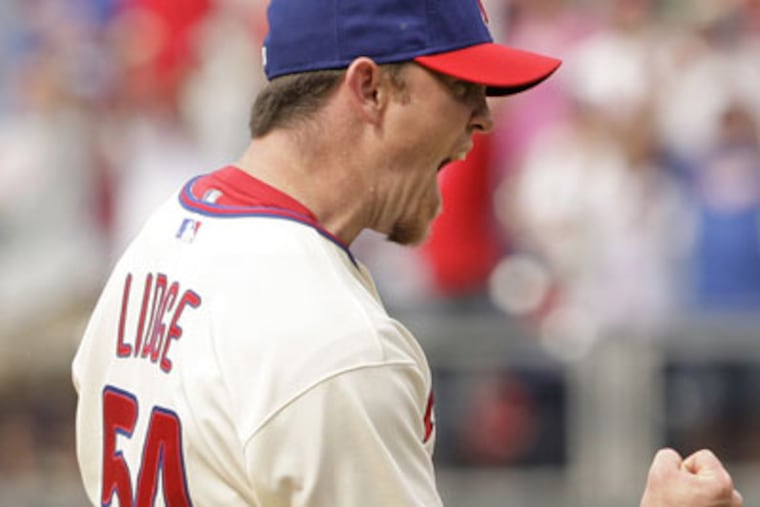 Obtaining Brad Lidge has "killed two birds with one stone," assistant manager Ruben Amaro Jr. says.