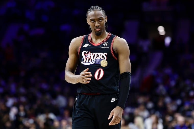 Sixers guard Tyrese Maxey will get evaluated on Sunday after suffering an injury to his right hand in Saturday's loss to the Atlanta Hawks.