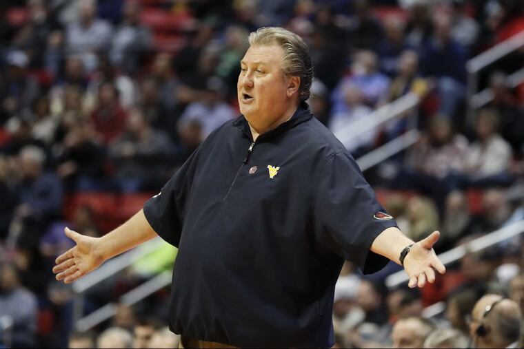 West Virginia head coach Bob Huggins is 3-3 in games against Villanova’s Jay Wright.