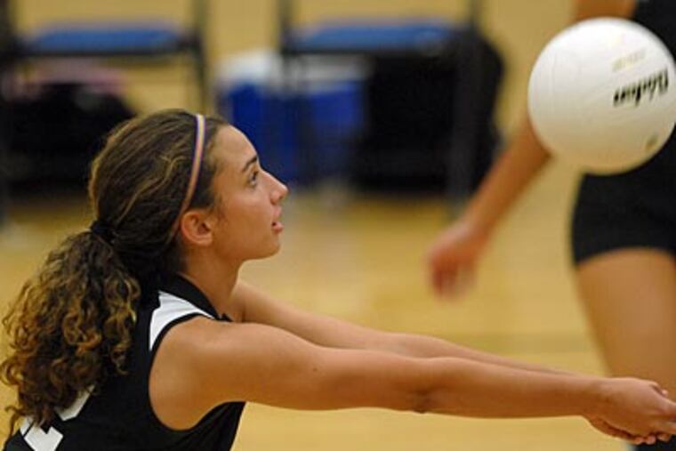 Meghan Kaminski plays both volleyball and soccer for Central Bucks South. (Tom Gralish / Staff Photographer)