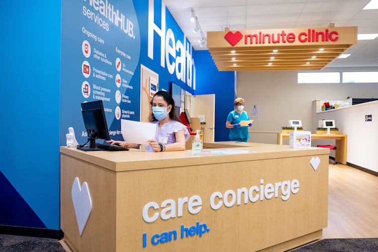 CVS Pharmacy MinuteClinics in the Philadelphia area and South Jersey now offer mental health services on site.
