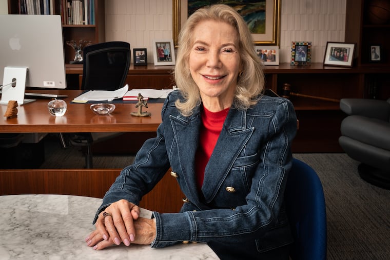 Former Penn President Amy Gutmann in her office at the Annenberg School For Communication.