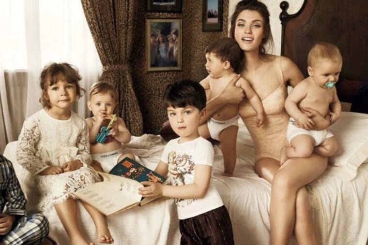 Dolce&Gabbana ad for new baby perfume, an idea some critics say "stinks."