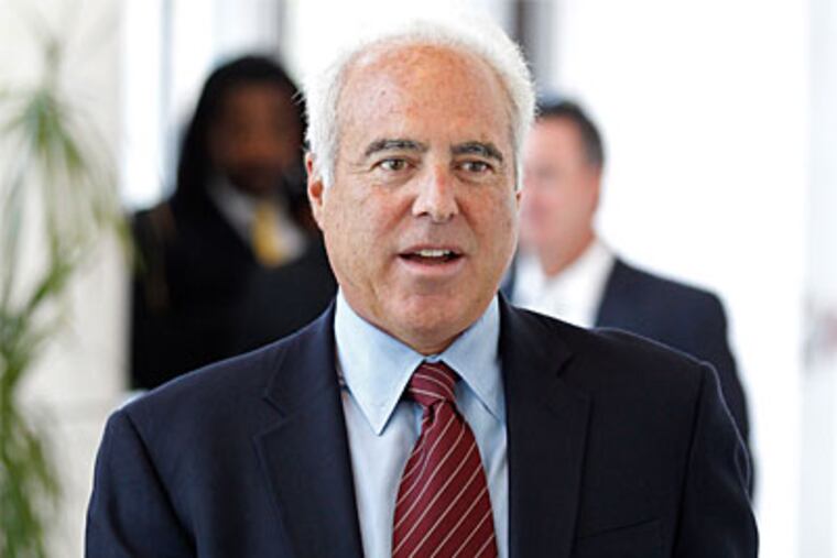Eagles owner Jeffrey Lurie joins the owners meetings in Atlanta. (John Bazemore/AP)