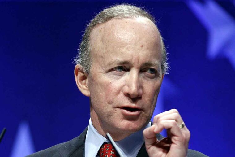 Former Indiana Gov. Mitch Daniels.