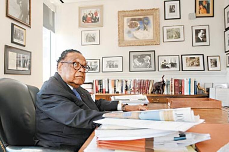 At his Washington office, Bill Coleman, almost 90, still advises movers and shakers. (OLIVIER DOULIERY / Abaca USA)