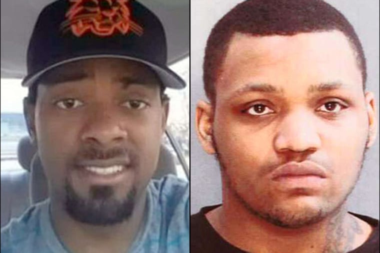 Alonzo Dilligard (right), 20, of Darby, Pa., is charged with murder in the shooting death of limo driver Mijael Rodriguez-Ramirez (left) on Jan. 3, 2015, on the 5400 block of Delancey Street.