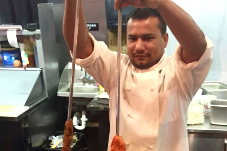 Chef Mokul Hussain at Fishtown's Tandoor India.