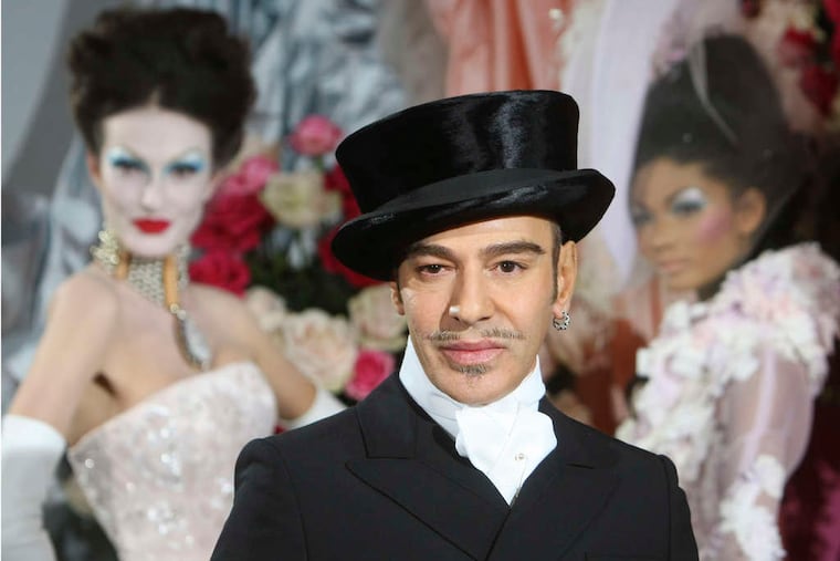 File photo of John Galliano by the Associated Press