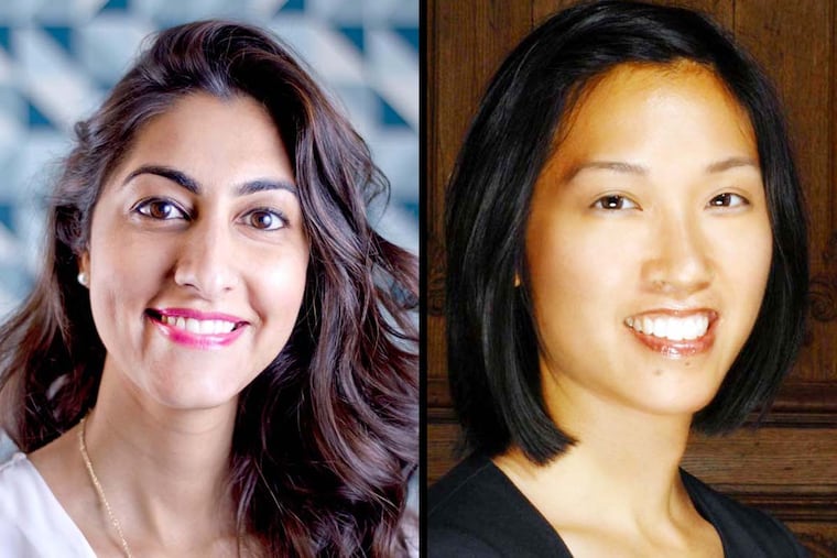 Luvleen Sidhu (left) and Cindy Kang.