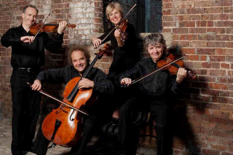 The Takacs Quartet appeared with pianist Garrick Ohlsson at the Perelman Theater on April 13, 2016.