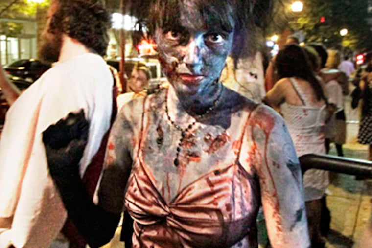 The Zombie Prom was held at the Trocadero in Center City last month. (Elizabeth Robertson/Staff Photographer)
