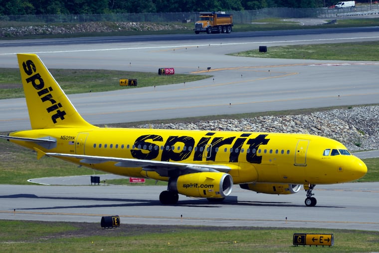 A Spirit Airlines 319 Airbus.