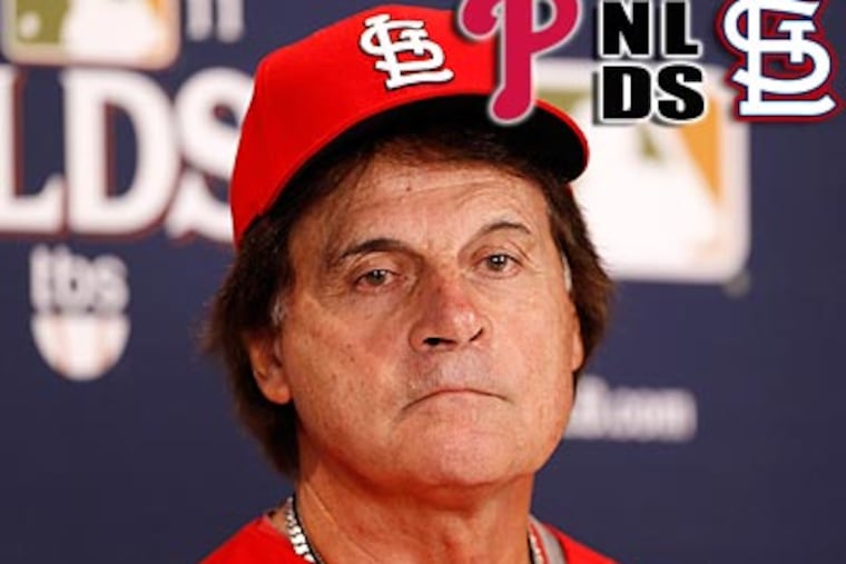 Tony La Russa's in-game moves have worked out for the Cardinals in Game 3. (Yong Kim/Staff Photographer)