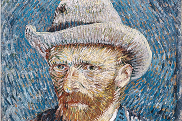 'Vincent Van Gogh Self-Portrait with Felt Hat ' is one of the paintings used by researchers at Penn State, Princeton and Maastricht University, in the Netherlands, to train computers to recognize authentic Van Gogh paintings.