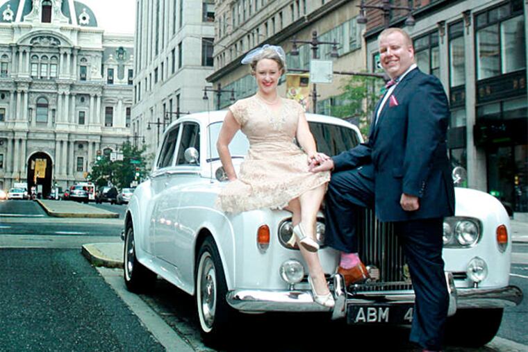 Couple:Lindsay Mauck and Matthew Allen. (Sam Nagel Photography, Philadelphia)