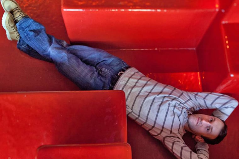 Philly music producer and recording artist Rjd2 photographed at POD restaurant, Philadelphia, February 10, 2014. ( DAVID M WARREN / Staff Photographer )