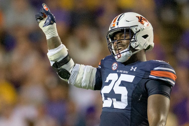 Colby Wooden was used in multiple alignments along Auburn's defensive line.