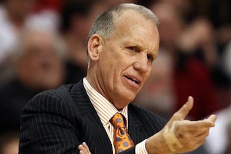 Doug Collins and the Sixers are one game away from clinching a playoff berth. (Steven M. Falk/Staff Photographer)
