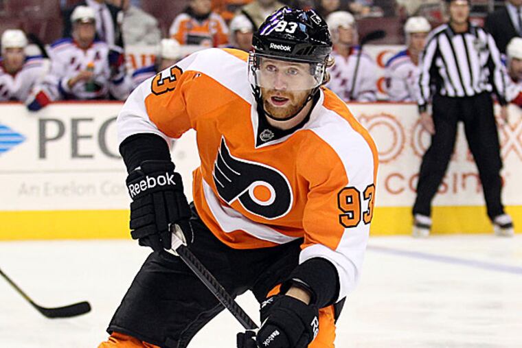 The Flyers' Jakub Voracek. (Yong Kim/Staff Photographer)