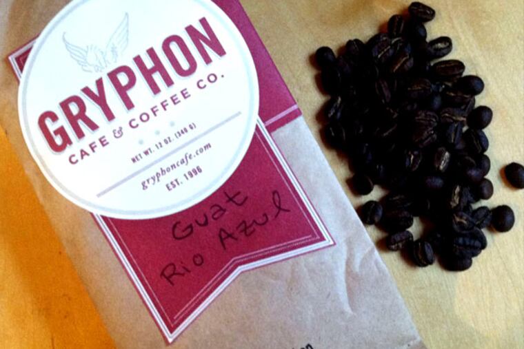 Guatemalan Rio Azul - full of raspberry, citrus, sage, and bitter-cocoa notes - was inspired by the recent work trip of Rich Mattis, owner of the Gryphon Cafe, to the farm in Guatemala.