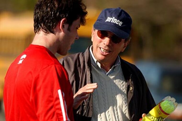 Cherry Hill East tennis head coach Ralph Ipri is retiring after 45 years of service at Cherry Hill East and Glassboro. (Rose Howerter/File)