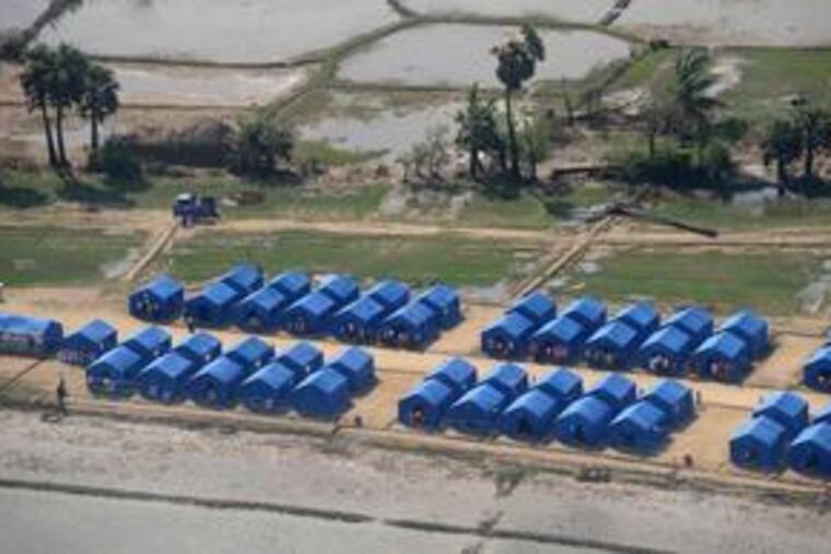 Villagers in Kyondah are living in tents , three weeks after the cyclone. The United Nations says 2.5 million survivors face hunger, homelessness, and potential outbreaks of deadly diseases.